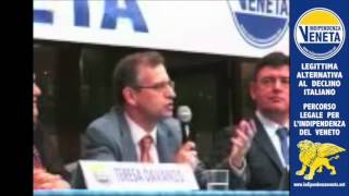 Carlo Lottieri, con Indipendenza Veneta a Loreggia, 5/05/13