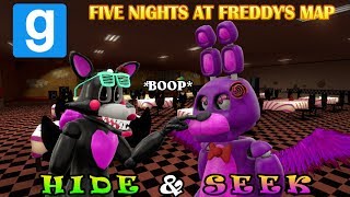 ANIMATRONICS HIDE AWAY! || FNAF Gmod Map || Hide & Seek || Zany Gmod #10