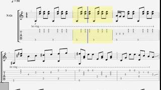 Как играть «Yesterday» гр. The Beatles на гитаре - медленно 50bpm