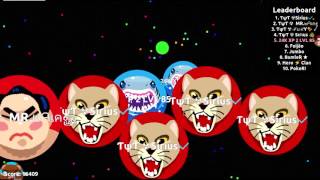 RANDOM TEAMING EP. 1 | UNLOCKING MAMMOTH SKIN / LEVELING UP FAST | Grave Agario