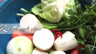 Rau Củ Muối Chua | Vlog [Bếp Đàn Ông]