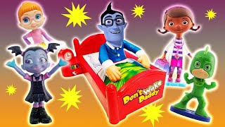 Vampirina Don't Wake Daddy Boris Game w/ Doc McStuffins, Chase, Bridget & Gekko to Learn Colors!