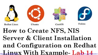 How to Create NFS, NIS Server & Client Install and Config on Redhat Linux With Example - Part 14