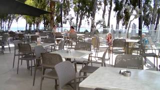 Harmony Bay Hotel Limassol, видео обзор недорогого отеля с собственным пляжем, отдых на Кипре 2015