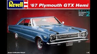 Стендовый моделизм. 7359 Revell '67 Plymouth GTX Hemi 1/25 ч.2