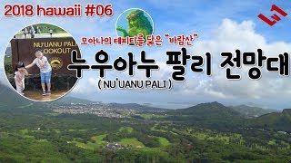 2018 hawaii #06 | 누우아누 팔리 전망대 | 모아나의 테피티를 닮은 바람산
