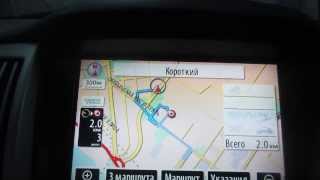 Lexus RX350 Русификация и Навигация