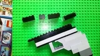 Лего самоделка - как сделать пистолет из деталей лего.LEGO