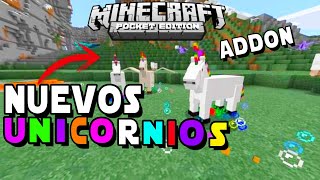 COMO TENER UNICORNIOS Y PEGASOS EN MIENCRAFT PE 1.14.2 - Addons