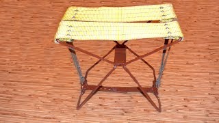 Раскладной походный стул своими руками. Folding camping chair with your hands