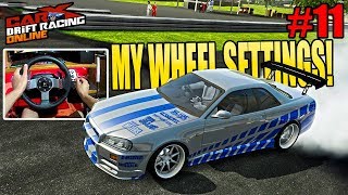 CarX Drift Racing Online W/Logitech G27 + Excelvan Q8 4K #11-"MY WHEEL SETTINGS! | UPDATE 1.8.0"