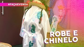 Robe e chinelo eglantines por Luis Moreira e Iran Silva