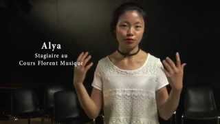 Portrait de Alya, stagiaire au Cours Florent Musique