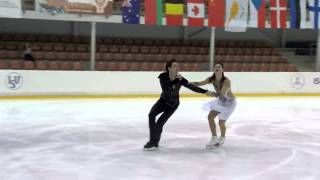 ISU 2015 Jr. Grand Prix Free Dance Riga Sofia EVDOKIMOVA / Egor BAZIN RUS