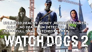 WATCH DOGS 2: Unlimited Health, Money, Ammo Cheats (Fun with Trainer)