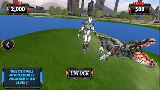Multi Iron Crocodile Robot VS Futuristic Robots