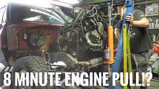 Cummins Ramcharger PT:2 Pulling the old Engine Out!