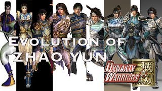 Evolution of Zhao Yun from DW1 to 9