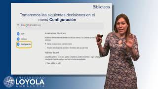 Elaborar un perfil de investigador/a en Google Académico