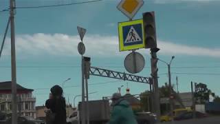 ПРОЕЗД БОЛЬШОГО И СЛОЖНОГО ПЕРЕКРЕСТКА С АВТОИНСТРУКТОРОМ.