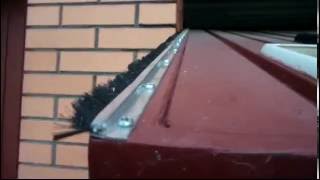 Подъемные ворота - Как утеплить и перекрыть щели щеточным уплотнителем