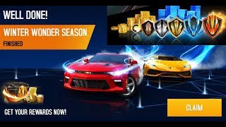 Asphalt 8 Multiplayer Winter Wonder Season Elite League Rewards