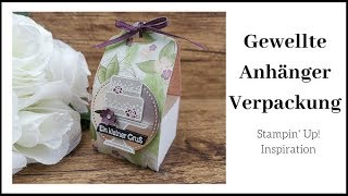 Gewellte Anhänger Verpackung ~ Stampin' Up!