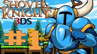 Shovel Knight 3DS - Walkthrough Part 1 Boss: Black Knight [HD]