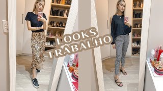 LOOKS DURANTE UMA SEMANA NO TRABALHO #7 | Carine Reis