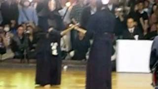 kendo 剣道 京都大会・究極の面一本!!! 作道正夫 先生と真砂 威 先生の立会