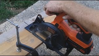 BLACK+DECKER BDCCS20B Cordless 20-volt Circular Saw