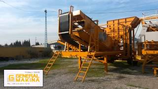 Mobil konkasör mobil elek-General makina