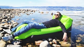 Озеро Байкал с высоты птичьего полета. Аэросъемка