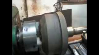 Проточка тормозного барабана на Mercedes Benz 814 ч. 1