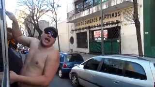La previa y caravanas llegando a la bombonera en boca jr vs san lorenzo