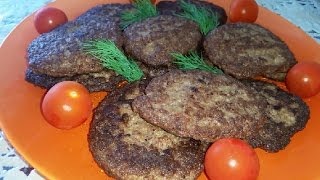 Печеночники!!! Оладьи из куриной печени и куриных желудков!!!
