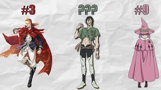 The Magic Knight Captains Ranked From WEAKEST to STRONGEST! (Black Clover Anime)