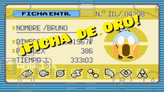 Cómo conseguir ficha de entrenador dorada en pokémon esmeralda