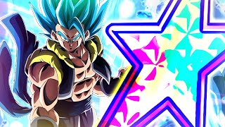 *NEW* 100% RAINBOW STAR LR GOGETA BLUE SHOWCASE! THE NEW BEST LR IN DOKKAN!! | DBZ Dokkan Battle