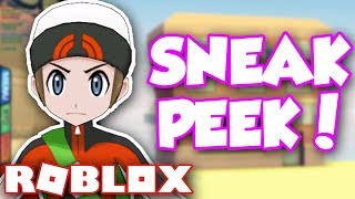 SNEAK PEEK AT MY OWN POKEMON ROBLOX GAME!!!