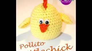 Tutorial pollito (amigurumi) paso a paso a crochet