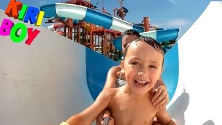 ✌ Горки спуски бассейны/АКВАПАРК ОДЕССА/Кири Бой САМАЯ ВЫСОКАЯ ГОРКА ДЛЯ ДЕТЕЙ