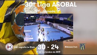 LIGA ASOBAL J12: BM. Logroño La Rioja - Bidasoa Irun
