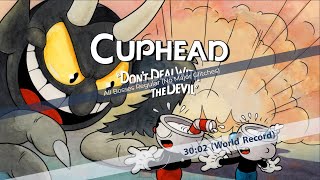 Cuphead - All Bosses Regular (No Major Glitches) - World Record Speedrun 30:02