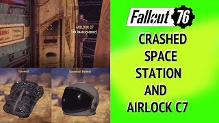 Fallout 76 Crashed Space Station and Airlock C7