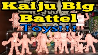 KAIJU BIG BATTEL Kaikeshi. M.U.S.C.L.E. figures Unboxing & Review + Glow in the Dark
