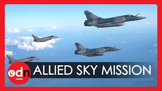 Operation ‘Allied Sky’ B-52 Jets Fly Over NATO countries