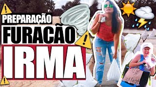 Nos preparando para o furacão IRMA! Ele está chegando em Orlando!