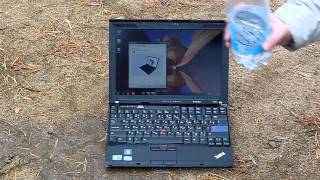 ThinkPad X201 Crash Test Part 1: Spill-resistant keyboard