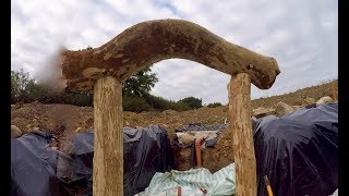 Off grid earthbag workshop part 9 door frame